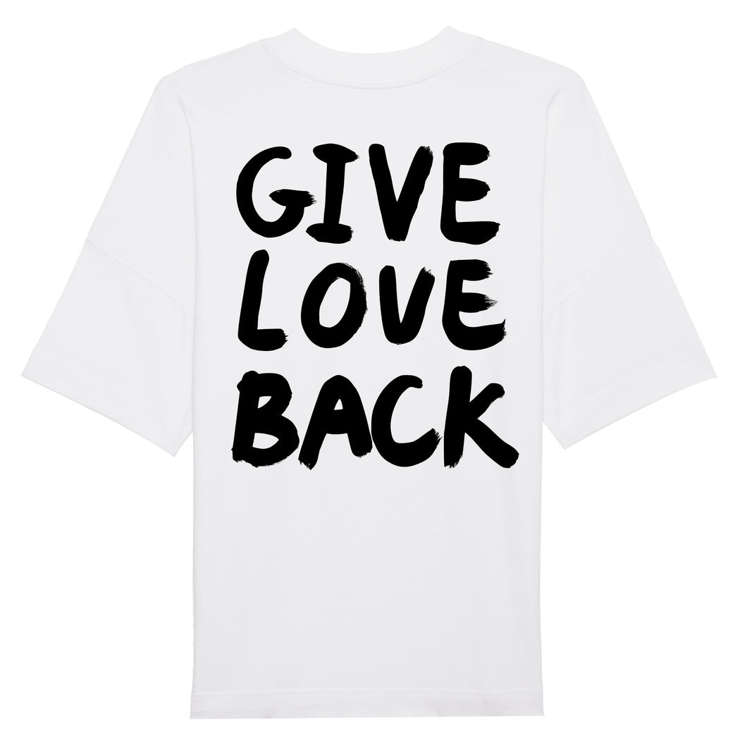 GIVE LOVE BACK OVERSIZED T-SHIRT
